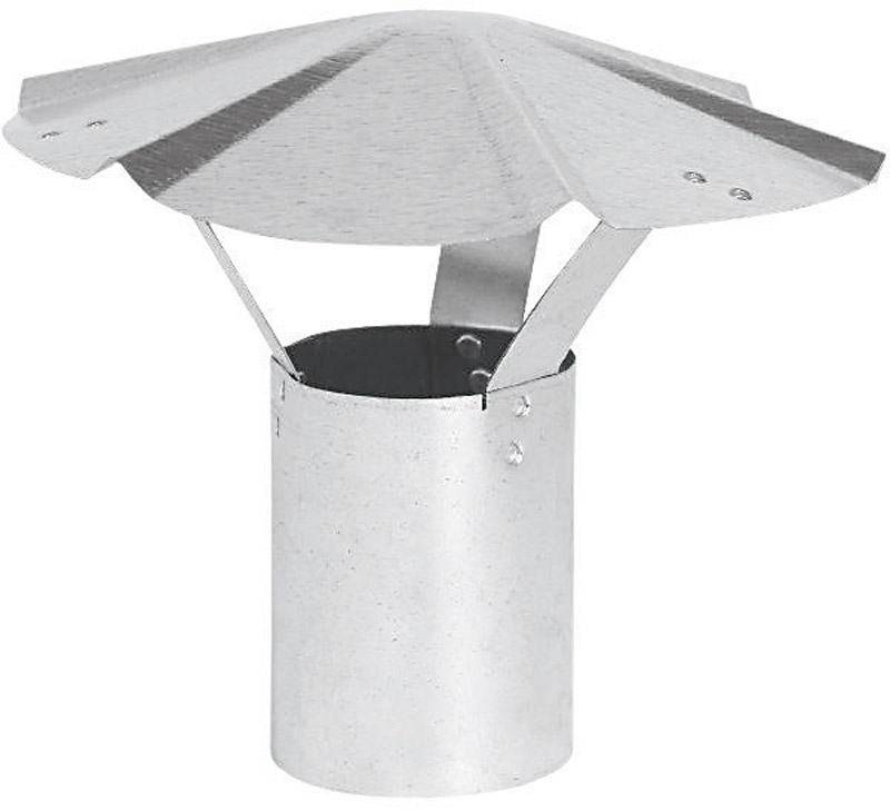 Imperial 5 in. D Steel Rain Cap