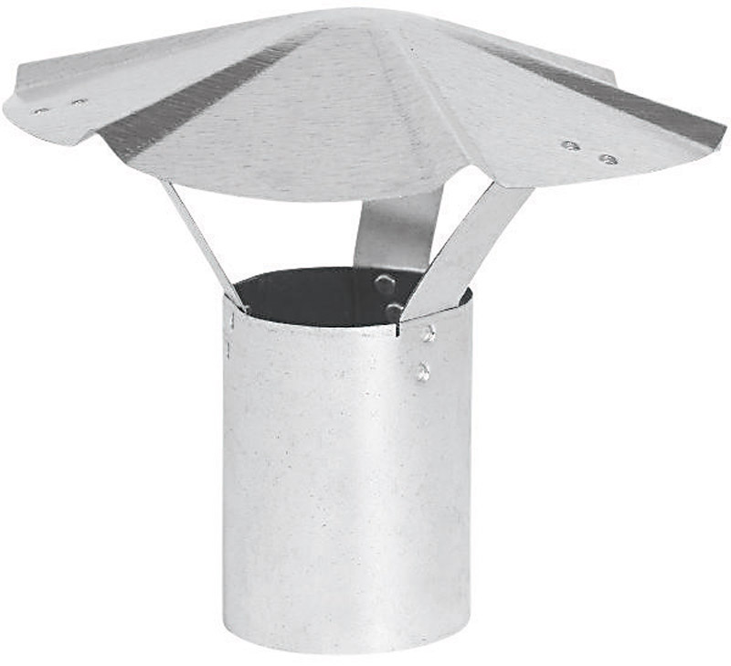 Imperial 6 in. D Steel Rain Cap