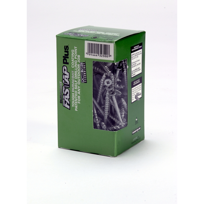 Fastap Plus No. 9 X 2-1/2 in. L Phillips DuracoatXT Wood Screws 17 oz 100 pk
