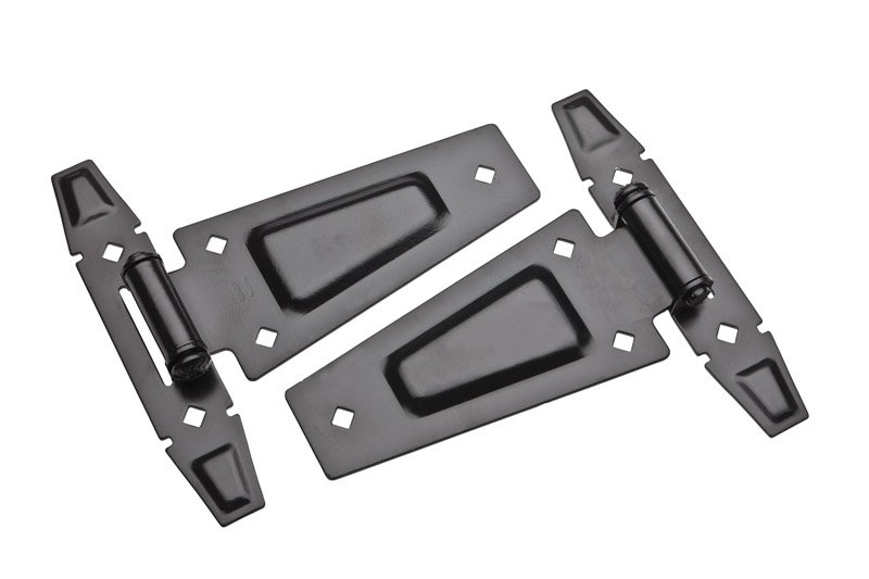National Hardware 7-1/2 in. L Steel Rustic T Hinge 2 pk