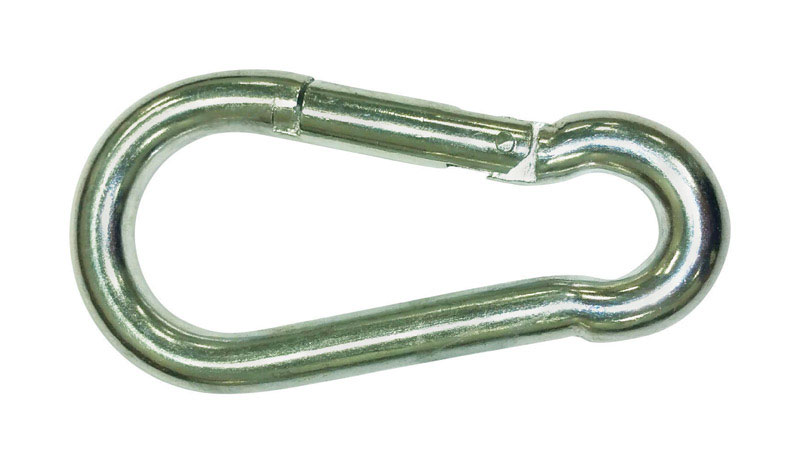 Baron 3/8 in. D X 4 in. L Stainless Steel Spring Snap 400 lb