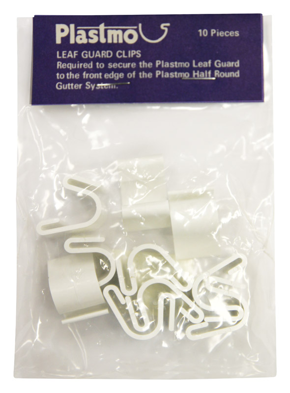 Plastmo White Vinyl K Gutter Clip