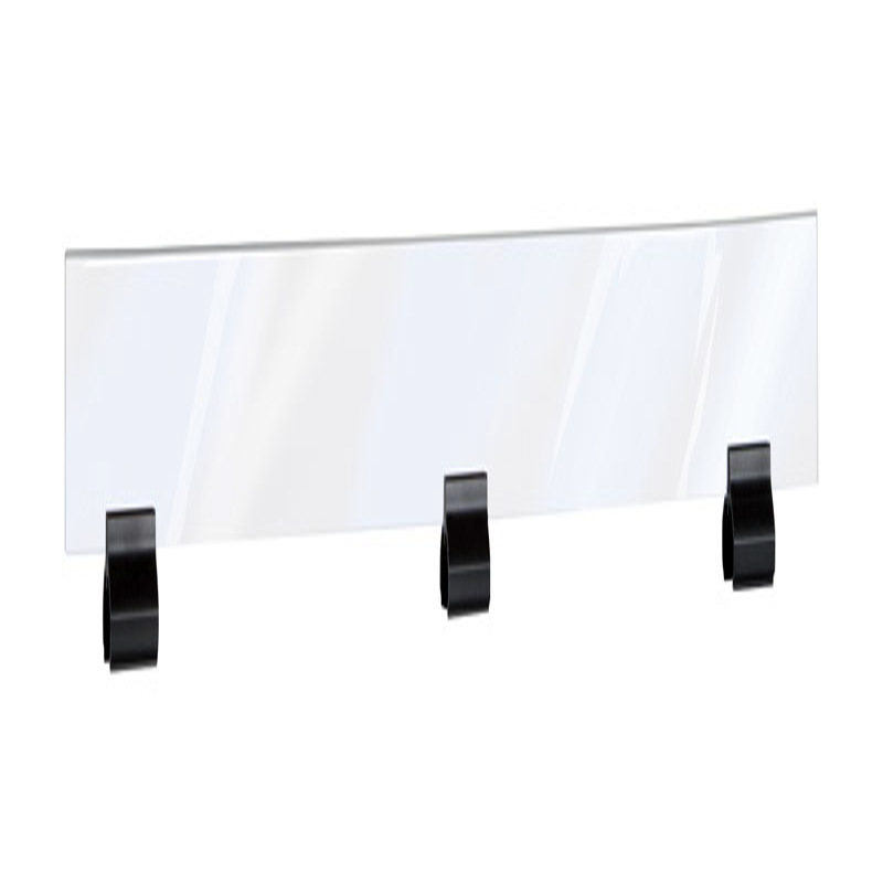 Lavi Clear Slat Wall Sign Topper Kit 4 in. H X 36 in. W