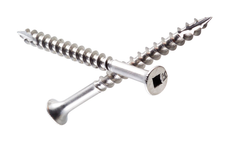 Simpson Strong-Tie No. 10 X 2.5 in. L Square Stainless Steel Exterior Wood Screw 82 pk