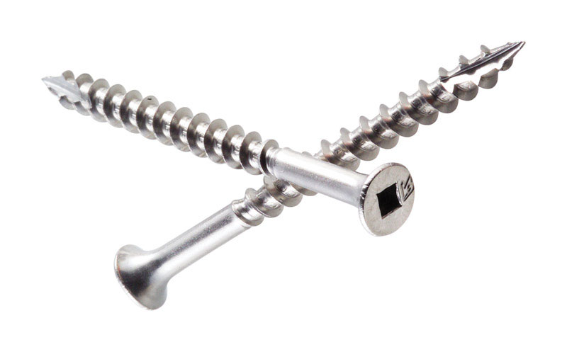 Simpson Strong-Tie No. 8 X 1-5/8 in. L Square Stainless Steel Wood Screws 150 pk