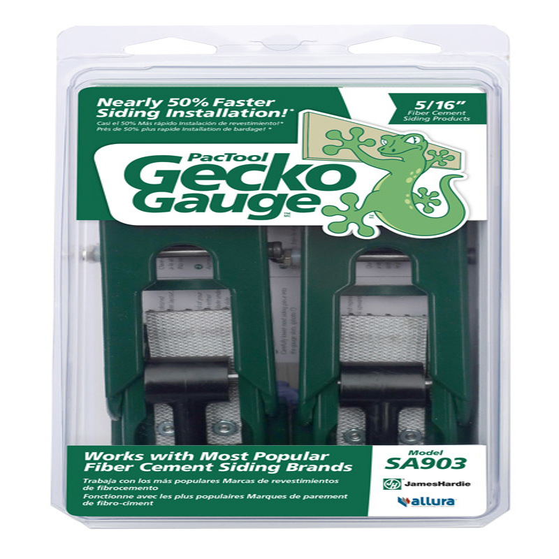 PacTool Gecko Gauge 8 in. X 5/16 in. D Fiber Cement Siding Tool 2 pk
