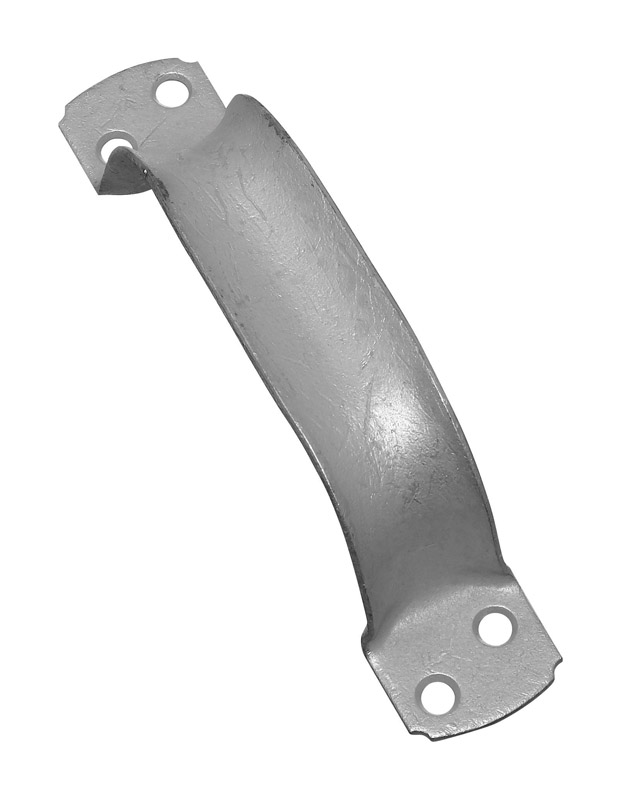 National Hardware 6-3/4 in. L Galvanized Gray Steel Pull Handle