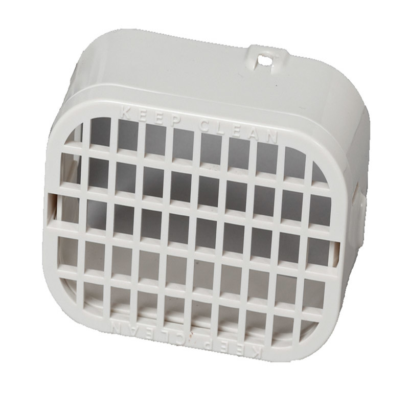 Amerimax 3.5 in. H X 4.5 in. W X 1.5 in. L White Plastic K Rodent Guard
