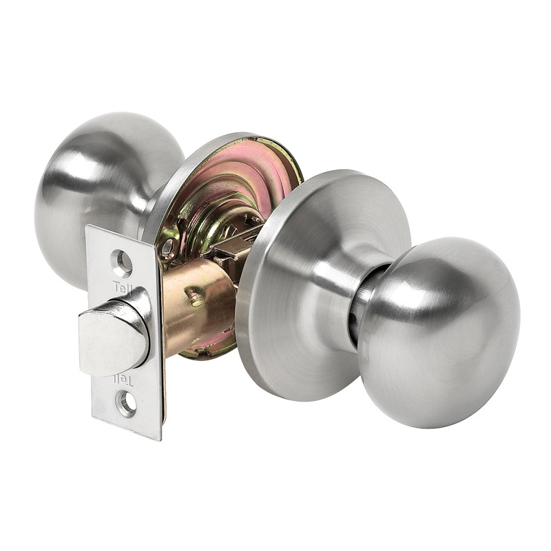 Tell Parkland Satin Nickel Passage Knob Right or Left Handed