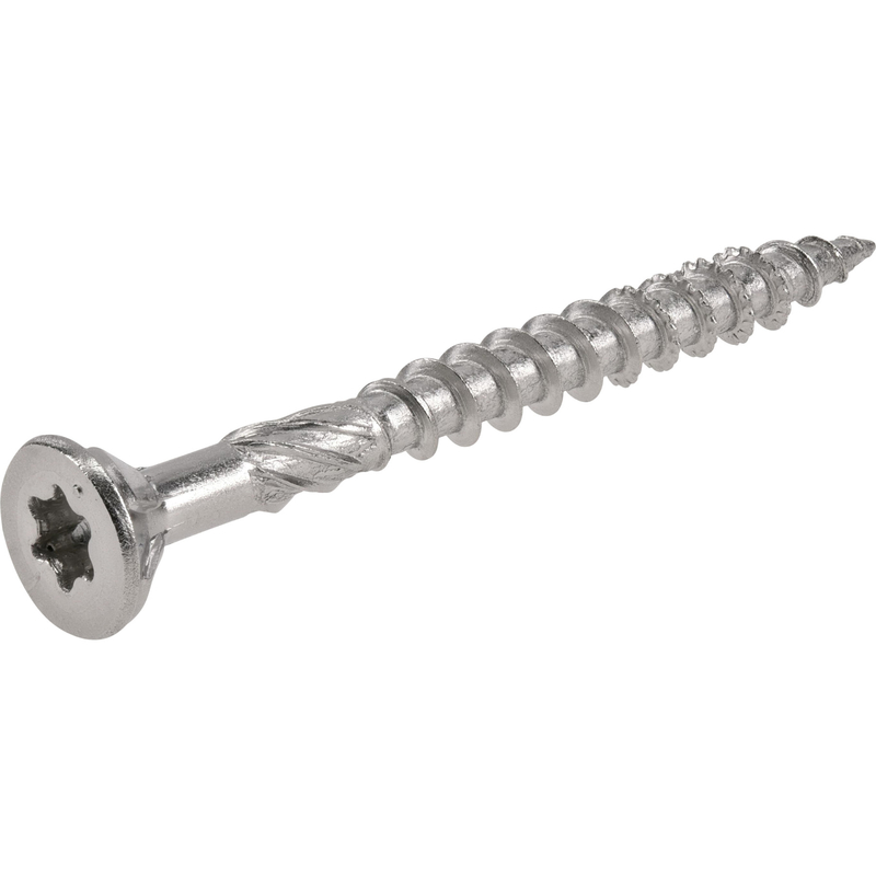 Hillman Power Pro No. 8 X 1-3/4 in. L Star Flat Head Exterior Deck Screws 1 lb