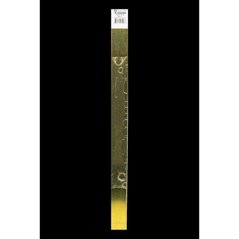 K&S 0.064 in. X 1 in. W X 12 in. L Brass Metal Strip
