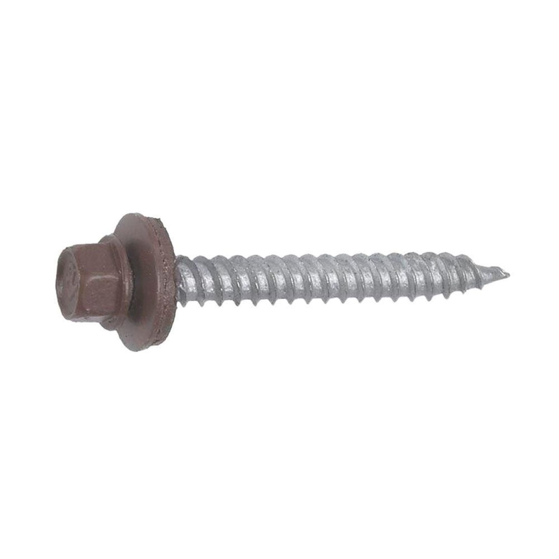 Grip-Rite Pro-Twist No. 9 Sizes X 1 in. L Hex Hex Head Screws w/Washers 1 lb 115 pk