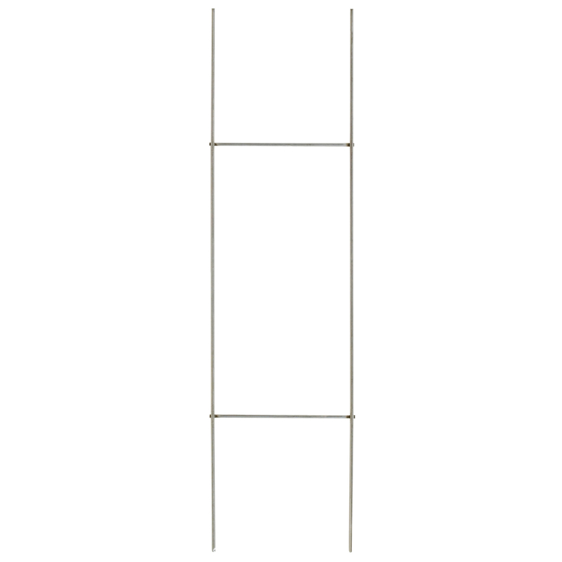 Hillman Galvanized Silver Steel H-Bracket Sign Stake