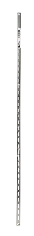 Knape & Vogt Silver Steel Regular Duty Shelf Standard 16 Ga. 36 in. L