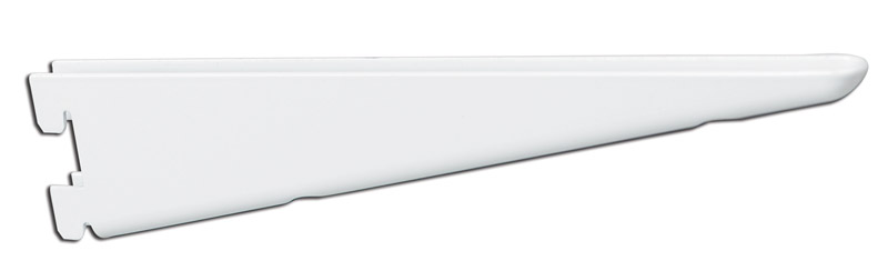 Knape & Vogt White Steel Bracket 16 Ga. 7 in. L 360 lb