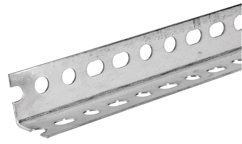 SteelWorks 1.25 in. X 1.25 in. W X 36 in. L Zinc Plated Steel Slotted Angle
