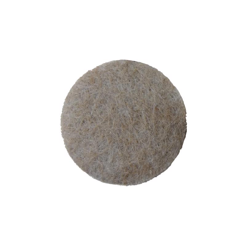 Shepherd Hardware Felt Self Adhesive Pad Beige Round 24 pk