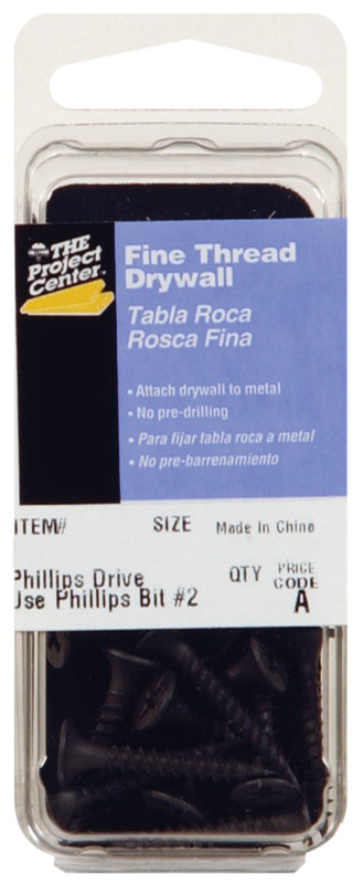 Hillman No. 6 X 2 in. L Phillips Drywall Screws 8 pk