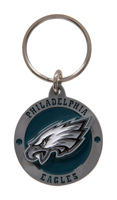 Hillman NFL Metal Black Key Chain