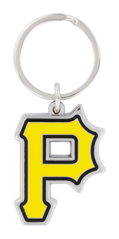 Hillman Pittsburgh Pirates Metal Silver Decorative Key Chain