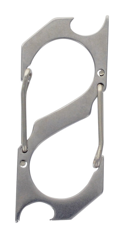 Hillman Metal Silver Multitool Carabiner