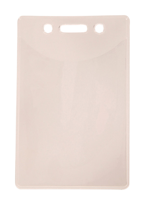 Hillman Plastic Clear ID Holder Badge Sleeve