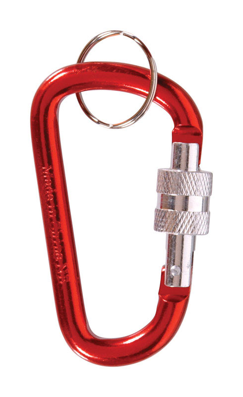 Hillman Aluminum Multicolored Carabiner
