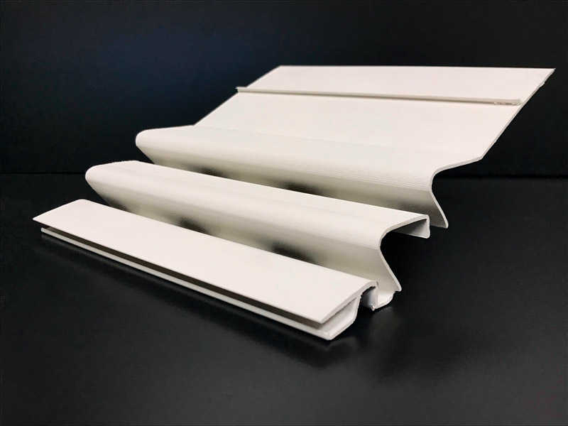 Crane WaterFall 4 in. W X 4 ft. L White PVC Gutter Guard