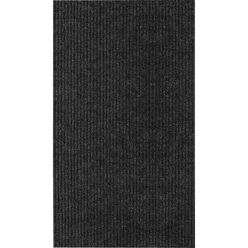 Multy Home 3 ft. L X 2 ft. W Charcoal Concord Polypropylene Utility Mat