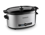 KitchenAid 6 qt Metallic Stainless Steel Programmable Slow Cooker