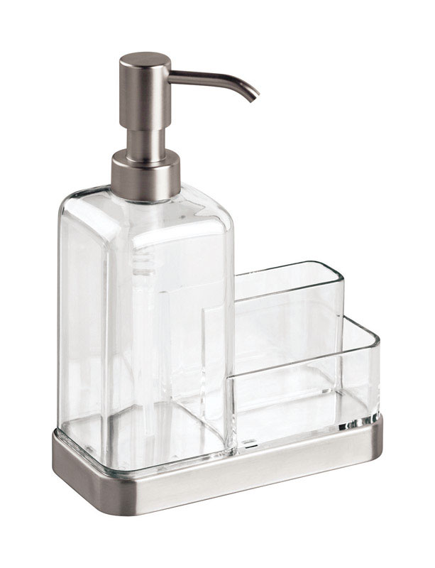 iDesign Forma Clear PVC Soap Dispenser
