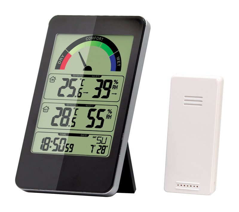 Taylor Digital Thermometer Plastic Black 5.5 in.