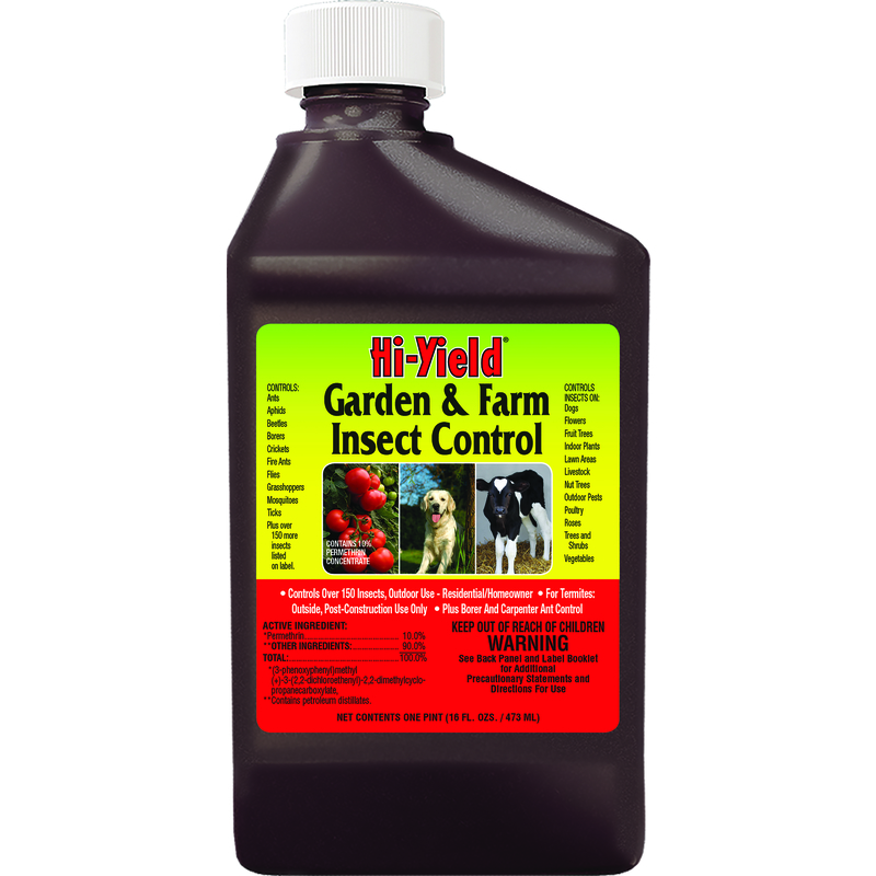 Hi-Yield Garden & Farm Insect Control Liquid 16 oz