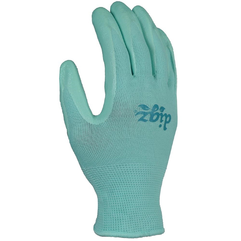 Digz Women's Outdoor Gardening Gloves Teal M 6 pk