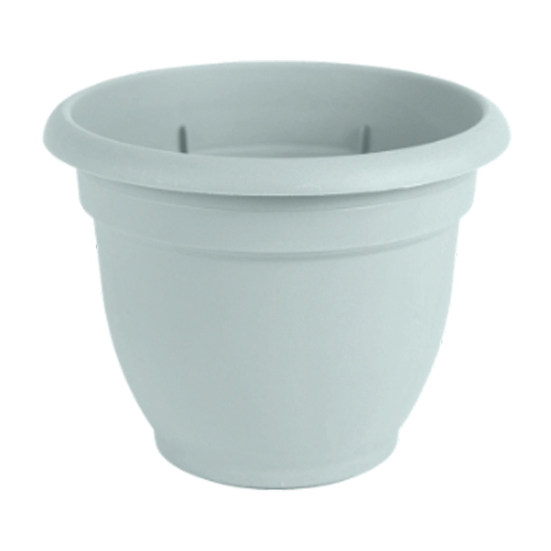 Bloem Ariana 14 in. H X 18 in. W X 18 in. D Resin Planter Misty Blue