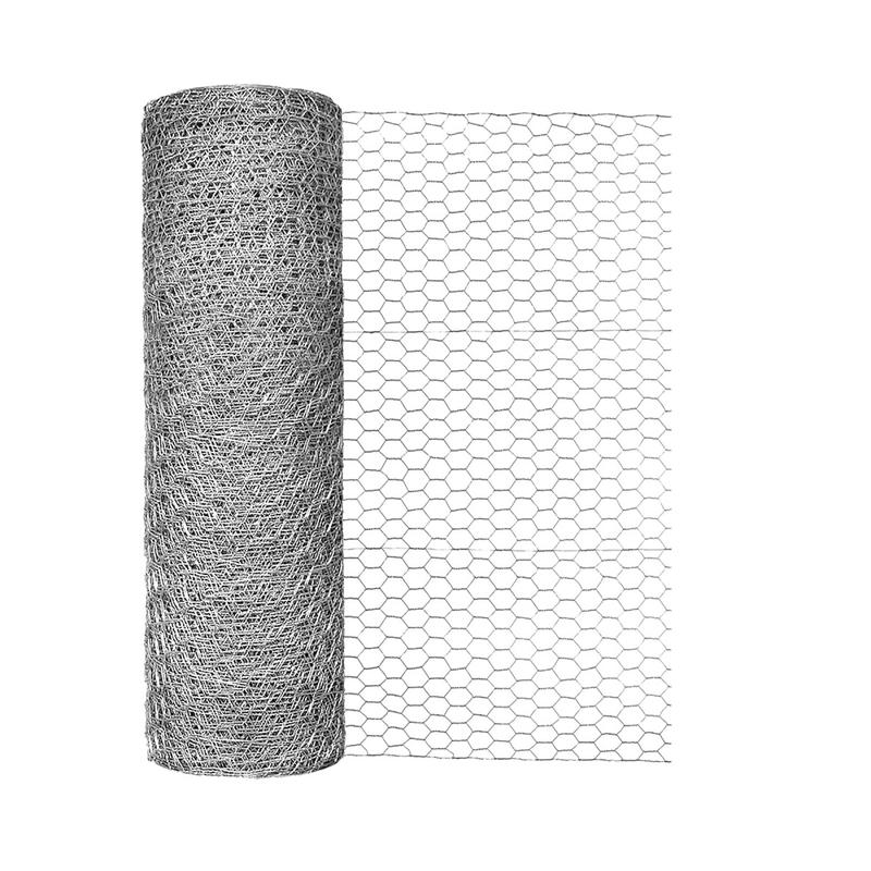 Garden Craft 1 in. X 48 in. H X 50 ft. L Steel Poultry Netting
