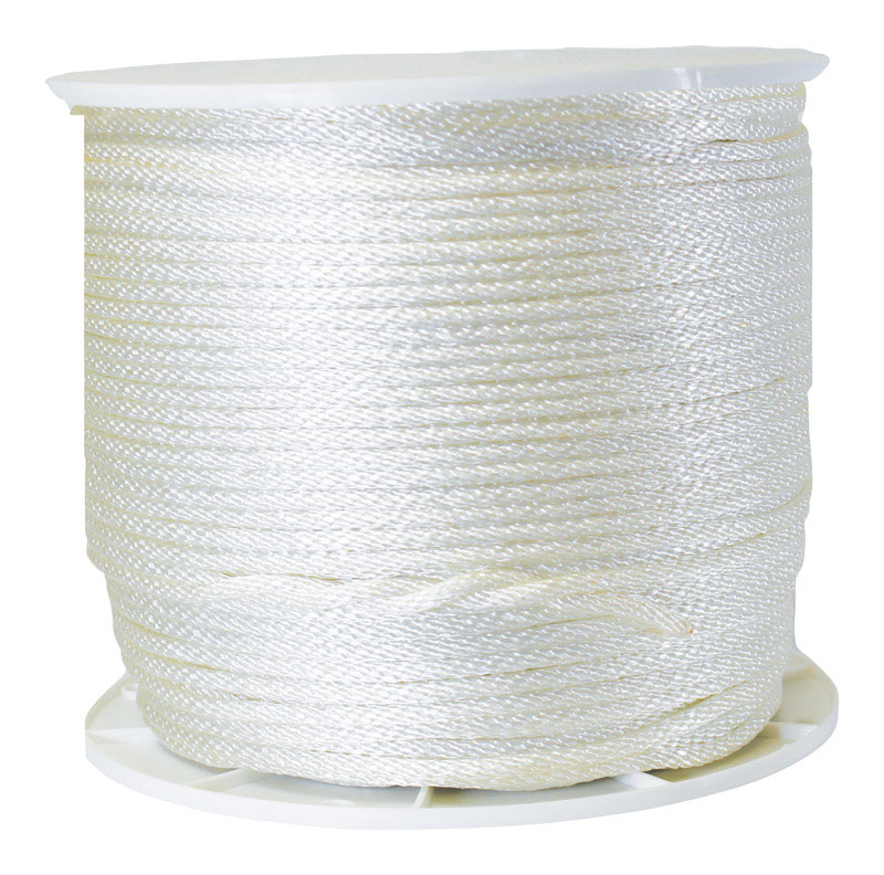 Koch 1/4 in. D X 1000 ft. L White Solid Braided Nylon Rope
