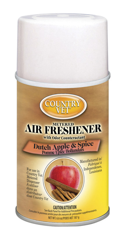 Country Vet Dutch Apple and Spice Scent Air Freshener Refill 6.6 oz Aerosol