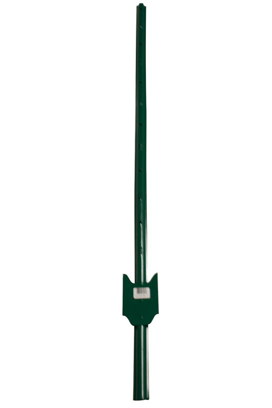 American Posts 4 ft. H 14 Ga. Powder Coated Green Steel U-Post
