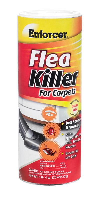 Enforcer Flea Killer for Carpets Insect Killer Powder 20 oz