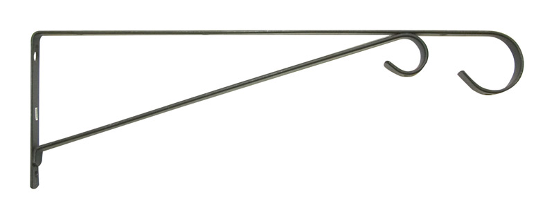 Panacea Black Steel 15 in. H Straight w/Loop Plant Hook