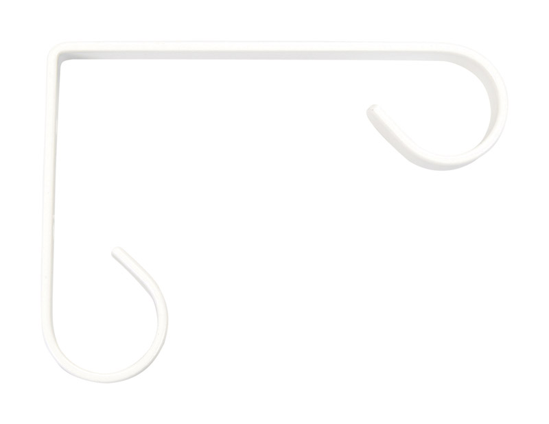 Panacea White Steel 4 in. H Sturdy Plant Hook
