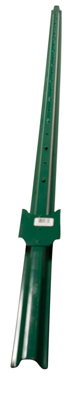 American Posts 7 ft. H X 2.2 in. W X 0.9 ft. L 13 Ga. Powder Coated Green Steel U-Post