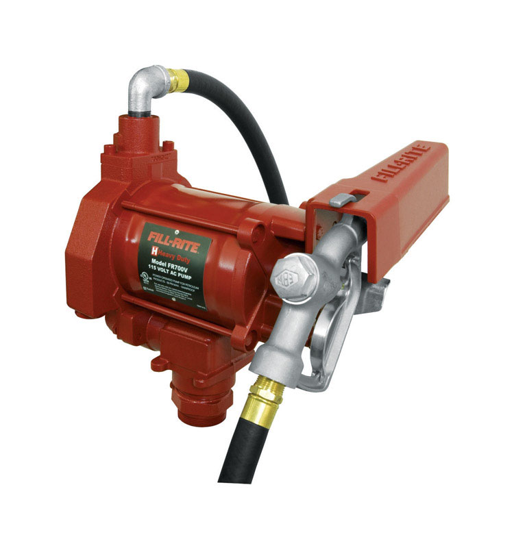Fill-Rite Cast Iron Fuel Pump Hose and Nozzle 18 gpm