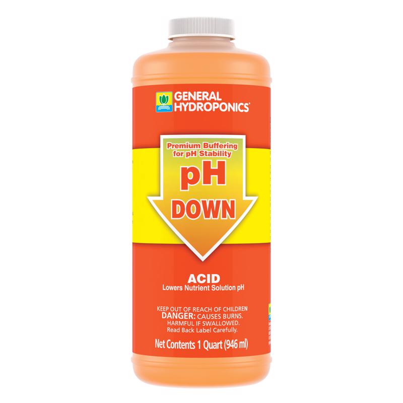 General Hydroponics pH Down Base Nutrient Solution