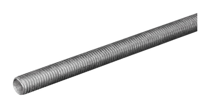 Boltmaster 3/8-16 in. D X 12 in. L Steel Threaded Rod