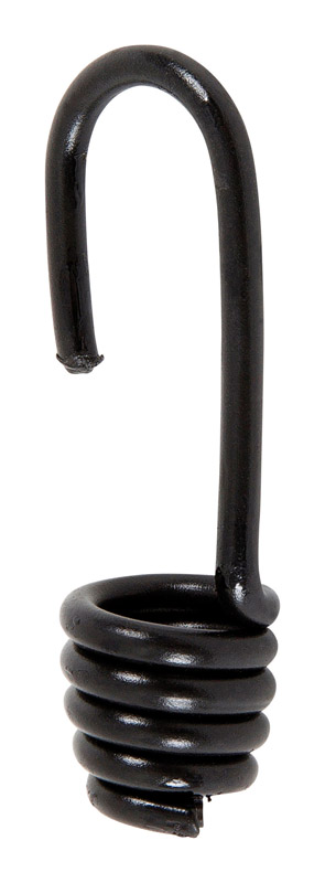Keeper Black Bungee Cord Hooks 3 in. L X 1/4 to 5/16 in. 4 pk