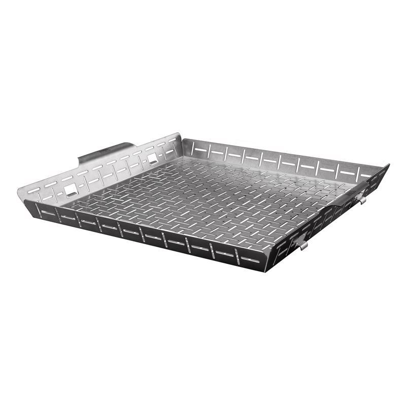 Weber Crafted Stainless Steel Roasting Basket 19 in. W 1 pk