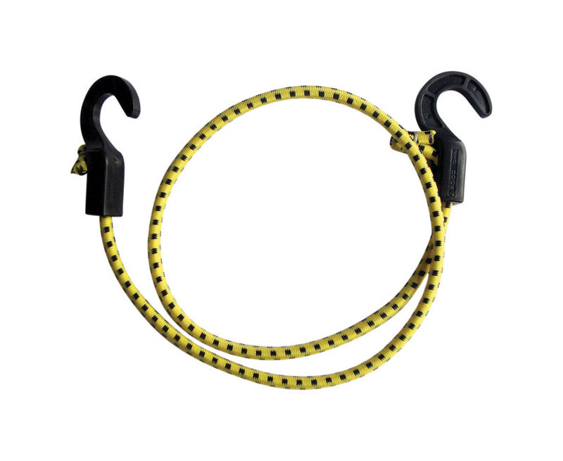 Keeper Zip Cord Yellow Bungee Cord 40 in. L X 0.315 in. 1 pk