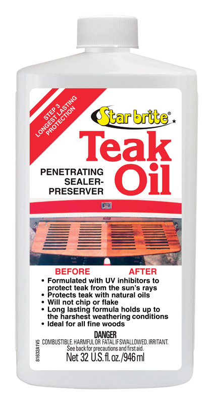 Star Brite Teak Oil Liquid 32 oz